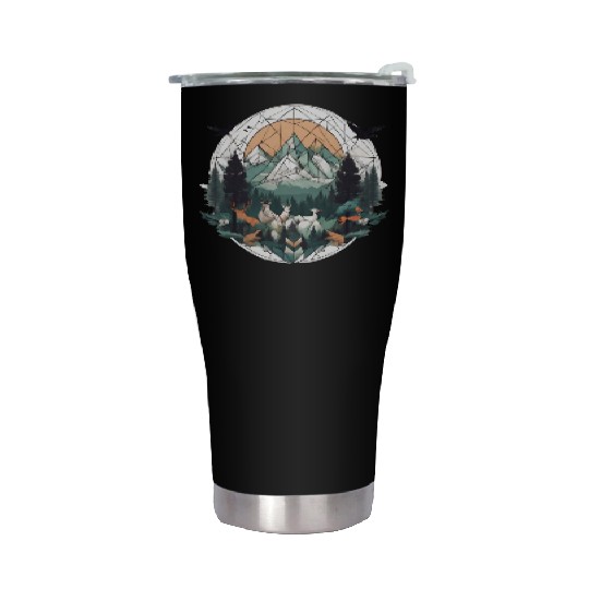 Geoforest Tapestry Stainless Steel Tumblers