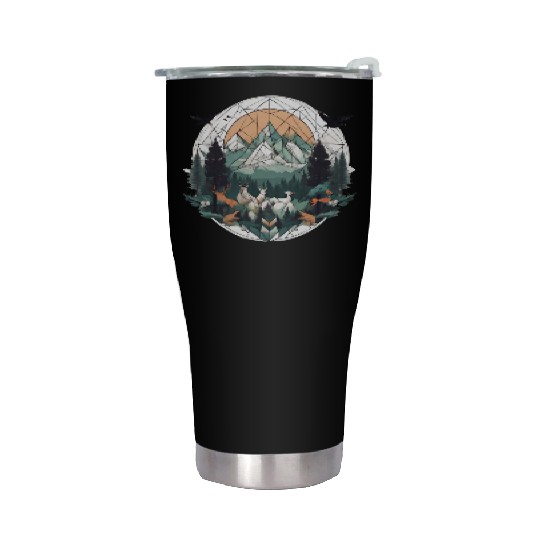 Geoforest Tapestry Stainless Steel Tumblers