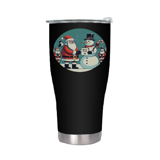 North Pole Alliance - Peace Treaty & Winter Unity Stainless Steel Tumblers