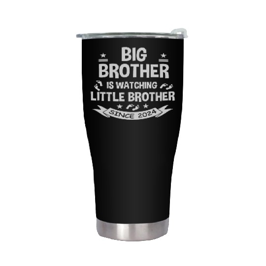 Big Brother Watching Little Brother 2024 Baby Stainless Steel Tumblers