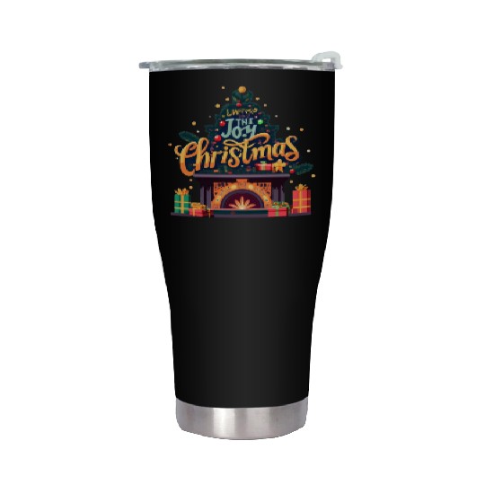 The Joy Christmas Stainless Steel Tumblers