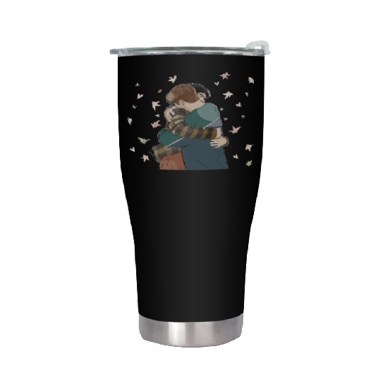 Heartstopper in love Stainless Steel Tumblers