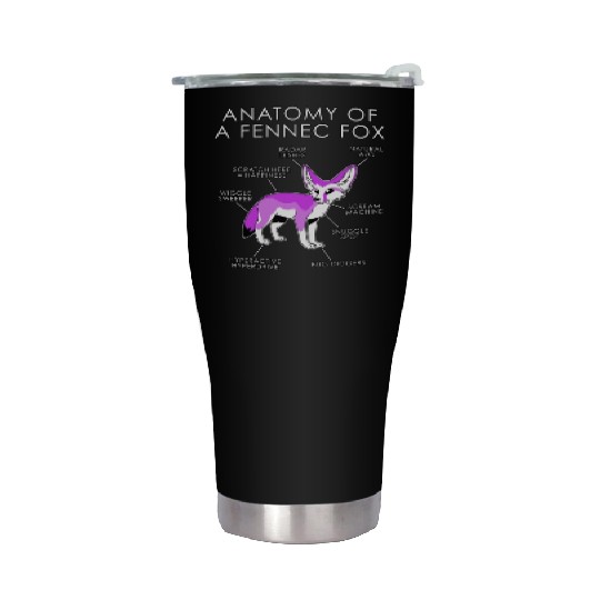 anatomy of zennex fox Stainless Steel Tumblers
