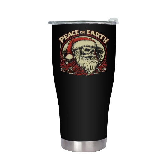 Peace on Earth Stainless Steel Tumblers