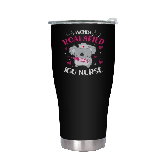Koalafied ICU Nurse RN Medical Hospital Healthcare Stainless Steel Tumblers