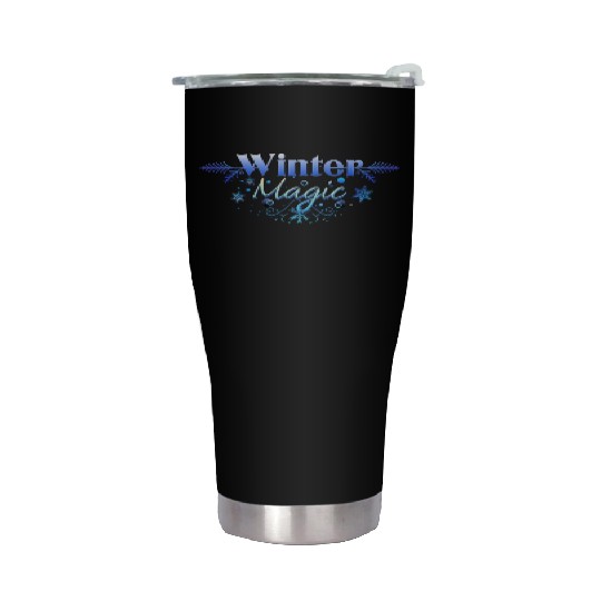 Winter Magic Stainless Steel Tumblers