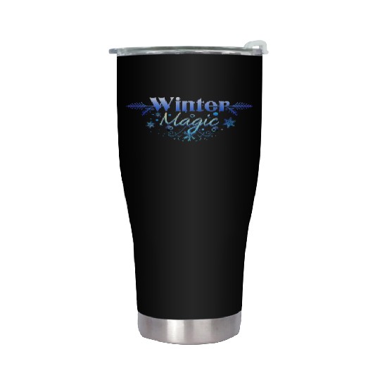 Winter Magic Stainless Steel Tumblers