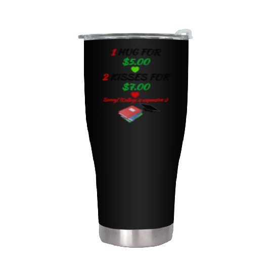 Newborn Baby Hugs and Kisses - So Funny Stainless Steel Tumblers