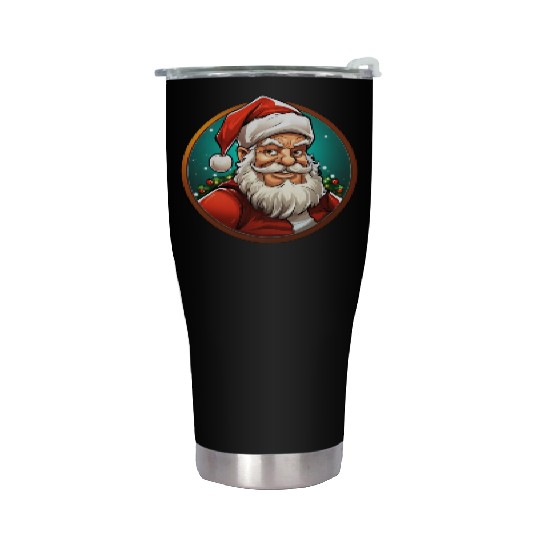 Santa Claus Christmas Stainless Steel Tumblers