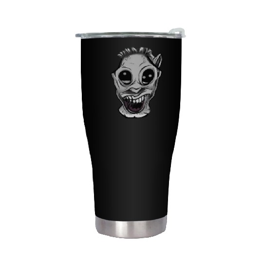 A horror gore face Stainless Steel Tumblers