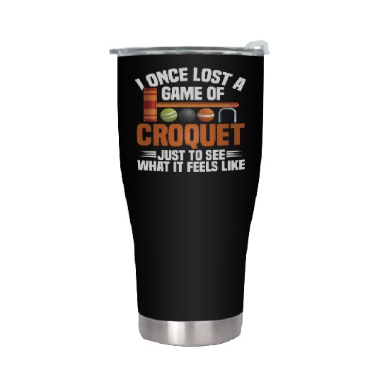 Croquet Mallet Croquet Club Croquet Player Croquet Stainless Steel Tumblers
