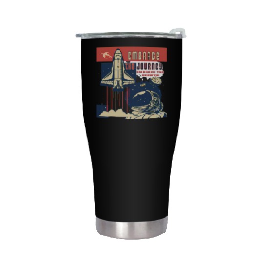 Embrace the journey, embrace the growth Stainless Steel Tumblers