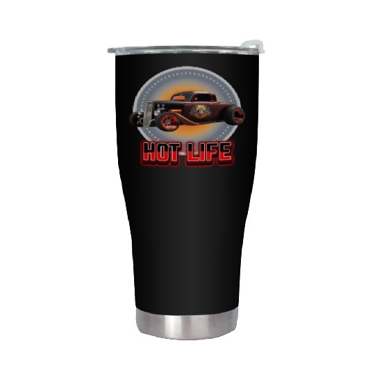 Hot Life Hot Rod Car Stainless Steel Tumblers