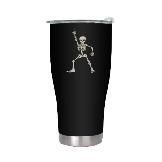 Dancing skeleton Stainless Steel Tumblers