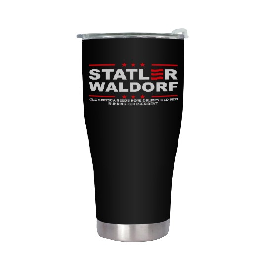 Statler and Waldorf Stainless Steel Tumblers