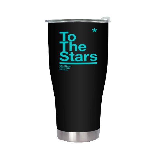 To The Stars Light Blue Stainless Steel Tumblers