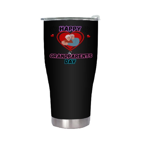 Happy Grandparents Day Stainless Steel Tumblers