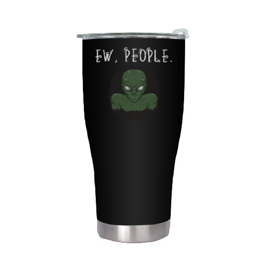 Ew People Scary Alien Shape Stainless Steel Tumblers