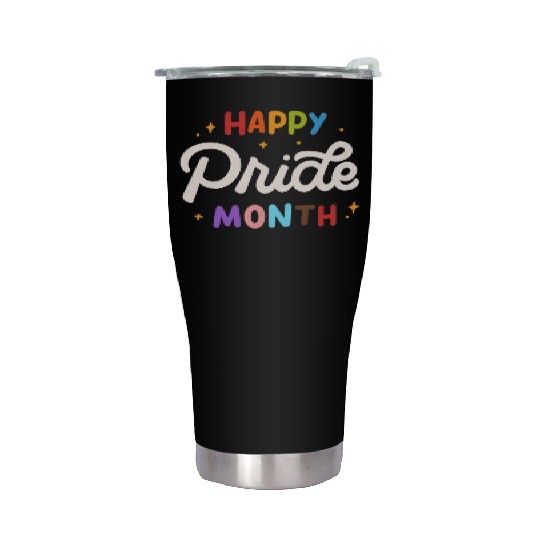Happy Pride Month Stainless Steel Tumblers
