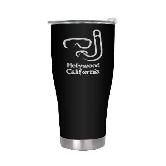 Hollywood California Snorkel Souvenirs Gifts Stainless Steel Tumblers