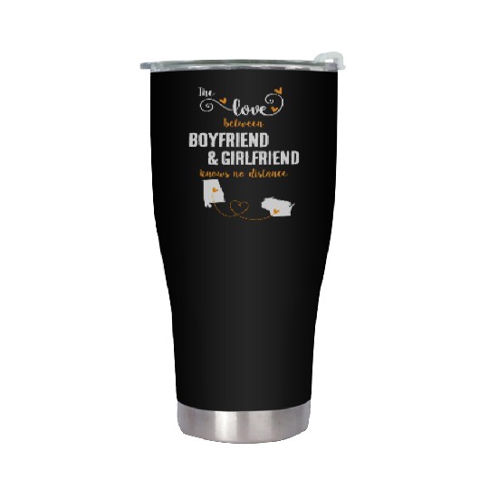 Love Between BF And GF Albm To Wisconsin Gift Stainless Steel Tumblers