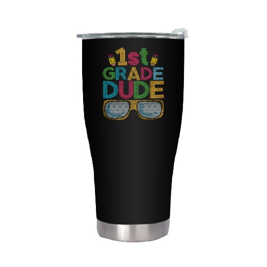 Kindergarten Teacher Funny Student 1st Graduation Stainless Steel Tumblers