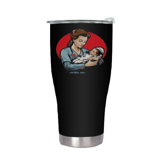 Registered Nurse Medical Medicine Neonatal Nurse Stainless Steel Tumblers
