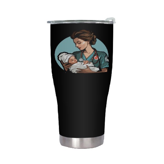 Registered Nurse Medical Medicine Neonatal Nurse Stainless Steel Tumblers
