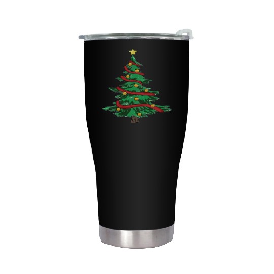Christmas Tree Christmas Stainless Steel Tumblers