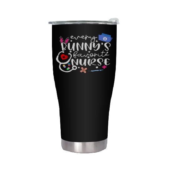 Every Bunny’s Favorite Nurse Stainless Steel Tumblers