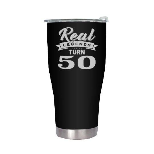 Real Legends Turn 50, 50th Birthday Stainless Steel Tumblers