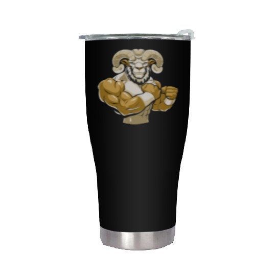 Workout Gym Sheep Stainless Steel Tumblers