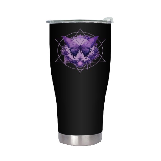 Enchanted Butterfly Witchcraft Fairycore Ethereal Stainless Steel Tumblers