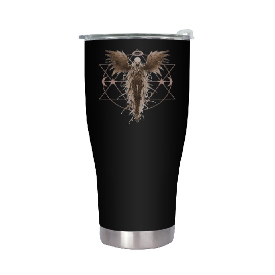 Angel Skeleton Geometric Witchcraft Ethereal Gothi Stainless Steel Tumblers