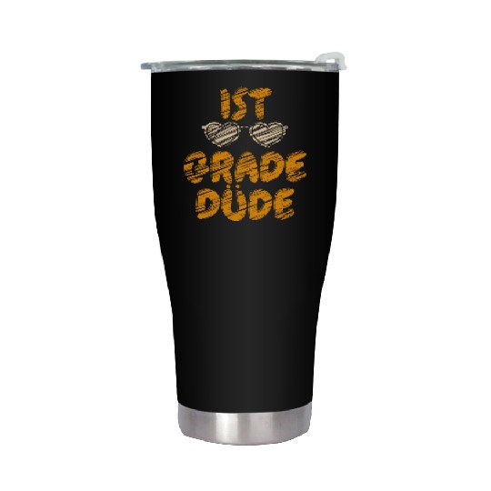 Kindergarten Teacher Funny Student 1st Graduation Stainless Steel Tumblers