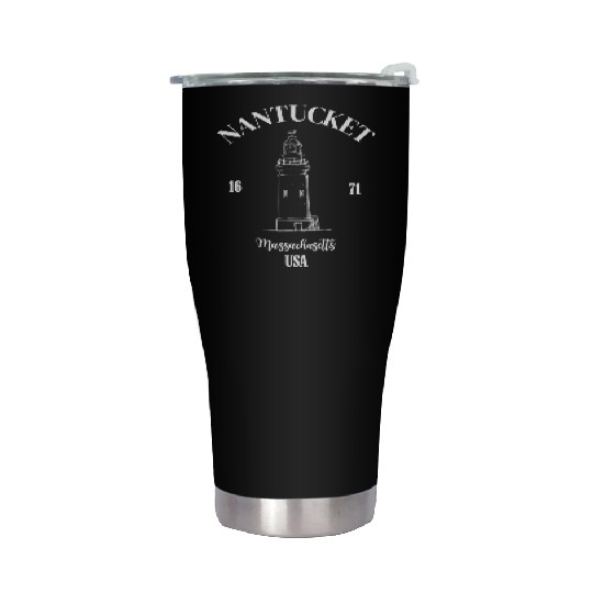 Nantucket Massachusetts Stainless Steel Tumblers