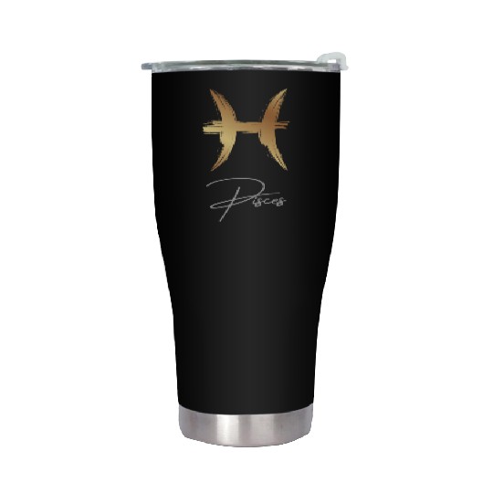 Pisces zodiac sign Stainless Steel Tumblers