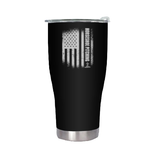 Horseshoe Pitcher Stainless Steel Tumblers