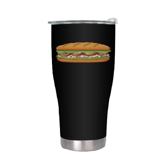 Subway Sandwich Design Stainless Steel Tumblers