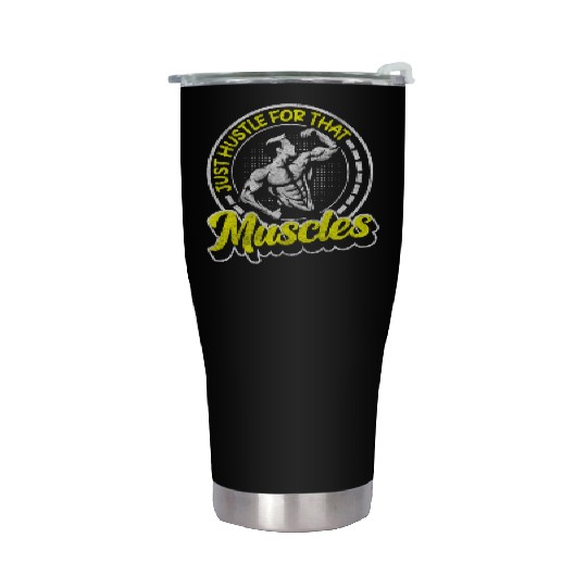 Fitness Instructor Workout Muscle Building Stainless Steel Tumblers