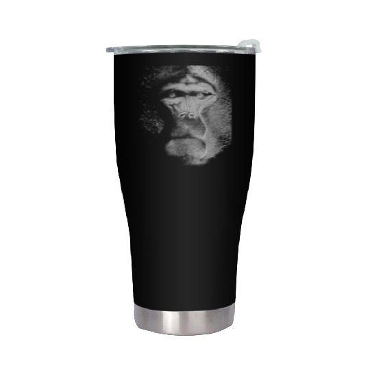 Ape Gorilla Monkey Primate Macaque Chimpanzee Stainless Steel Tumblers