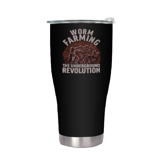 Worm Farming The Underground Revolution Stainless Steel Tumblers