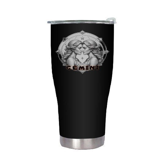 Gemini Horoscope Stainless Steel Tumblers