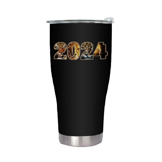 2024 TIGER CHEETAH JAGUAR LION DESIGN Stainless Steel Tumblers
