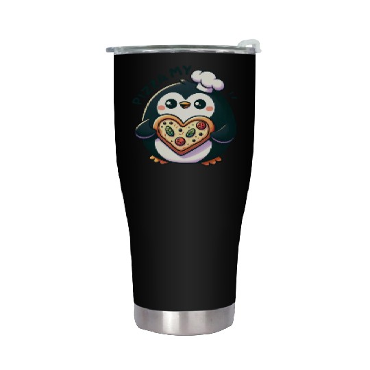 Pizza My Heart - Cheesy Love Stainless Steel Tumblers