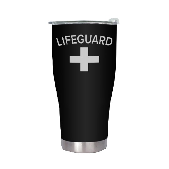 Emp-Lifeguard-Design.Lifeguard Outfit Gift. Stainless Steel Tumblers
