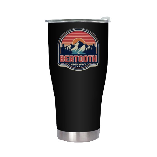 Beartooth Highway US 212 Stainless Steel Tumblers