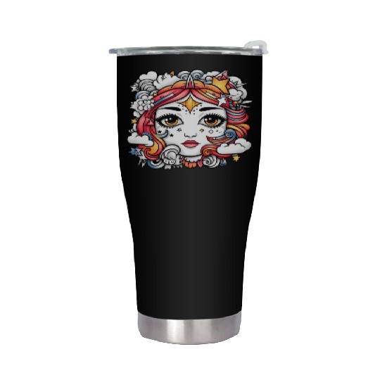Celestial girl Stainless Steel Tumblers