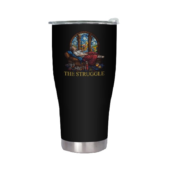 Sip & Sit Comedy: The Struggle Chronicles Stainless Steel Tumblers