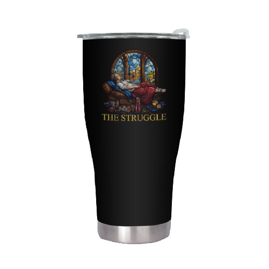 Sip & Sit Comedy: The Struggle Chronicles Stainless Steel Tumblers